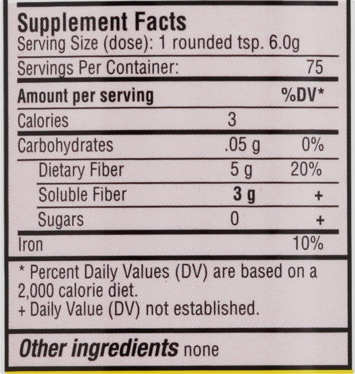 slide 3 of 10, CVS Health Natural Fiber Supplement, 75 Dose, 15.9 oz; 450 gram