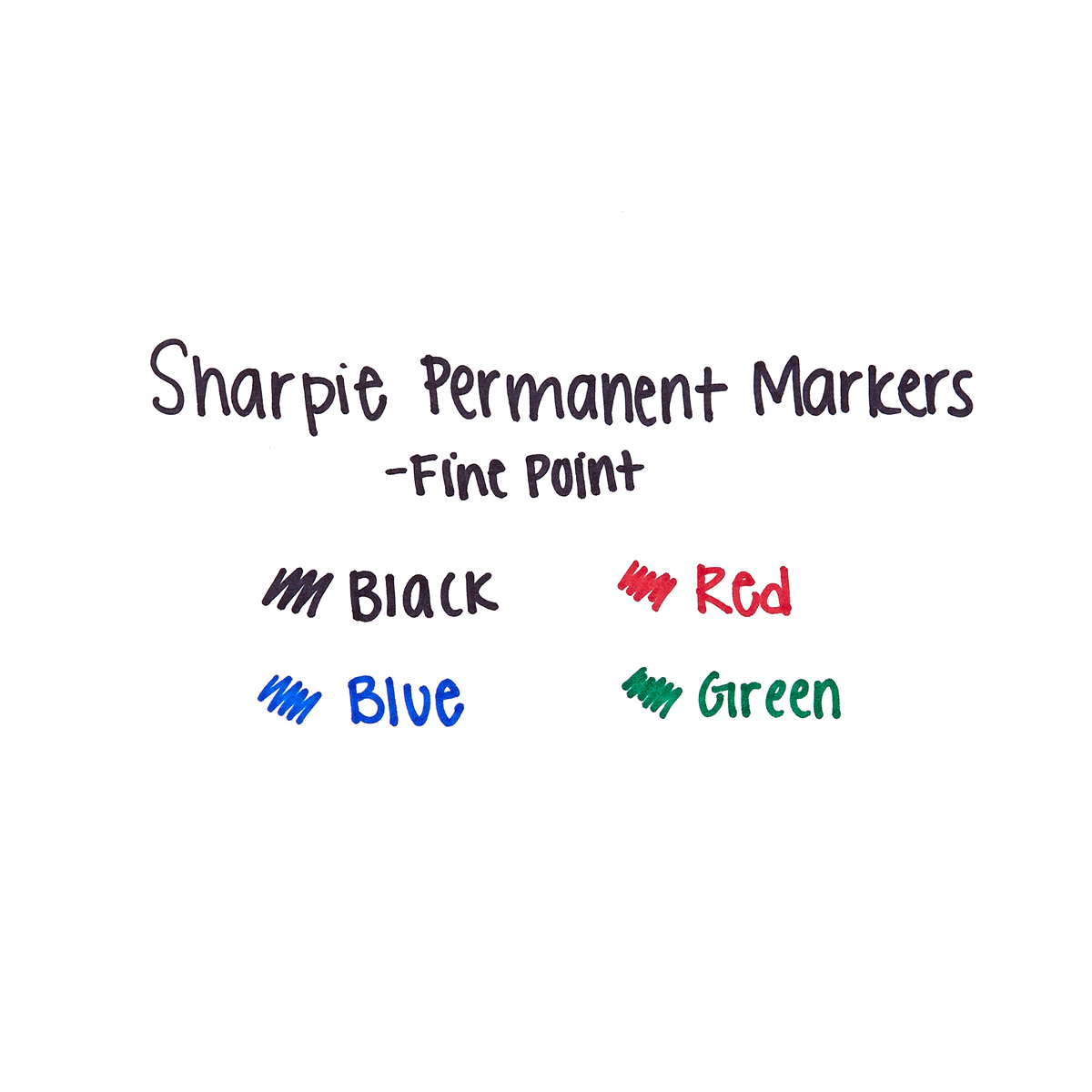 slide 46 of 47, Sharpie 5pk Permanent Markers Fine Tip Multicolored, 5 ct