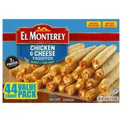 El Monterey Chicken & Cheese Taquitos Value Pack 44ct, 44oz
