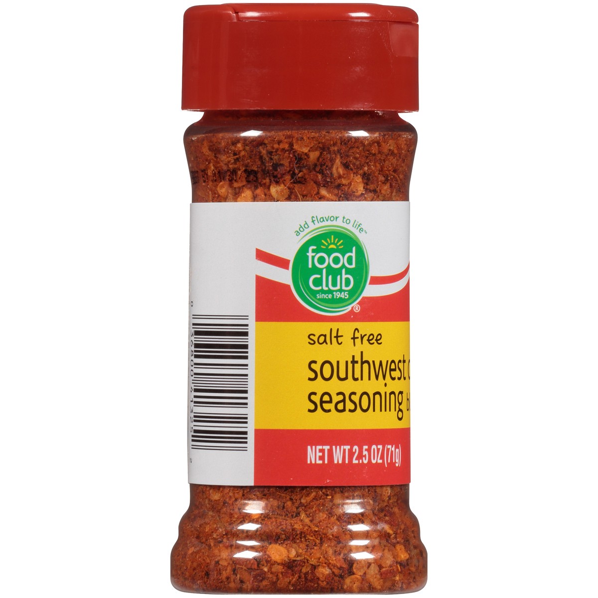 slide 9 of 10, Food Club Southwest Chipotle Salt Free Seasoning Blend, 2.5 oz