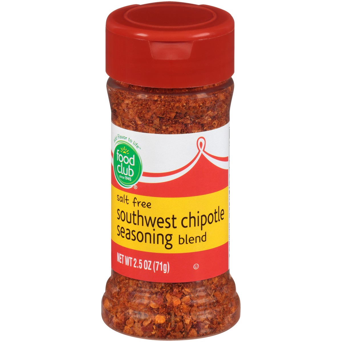 slide 1 of 10, Food Club Southwest Chipotle Salt Free Seasoning Blend, 2.5 oz