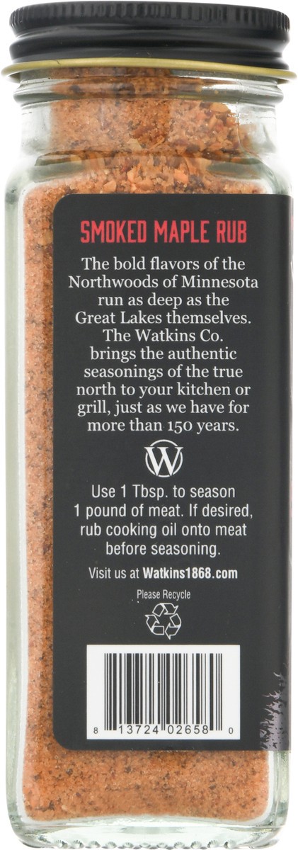 slide 4 of 12, Watkins Grill Rub Smoked Maple, 3.8 oz