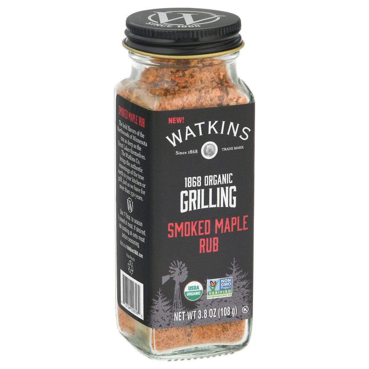 slide 7 of 12, Watkins Grill Rub Smoked Maple, 3.8 oz