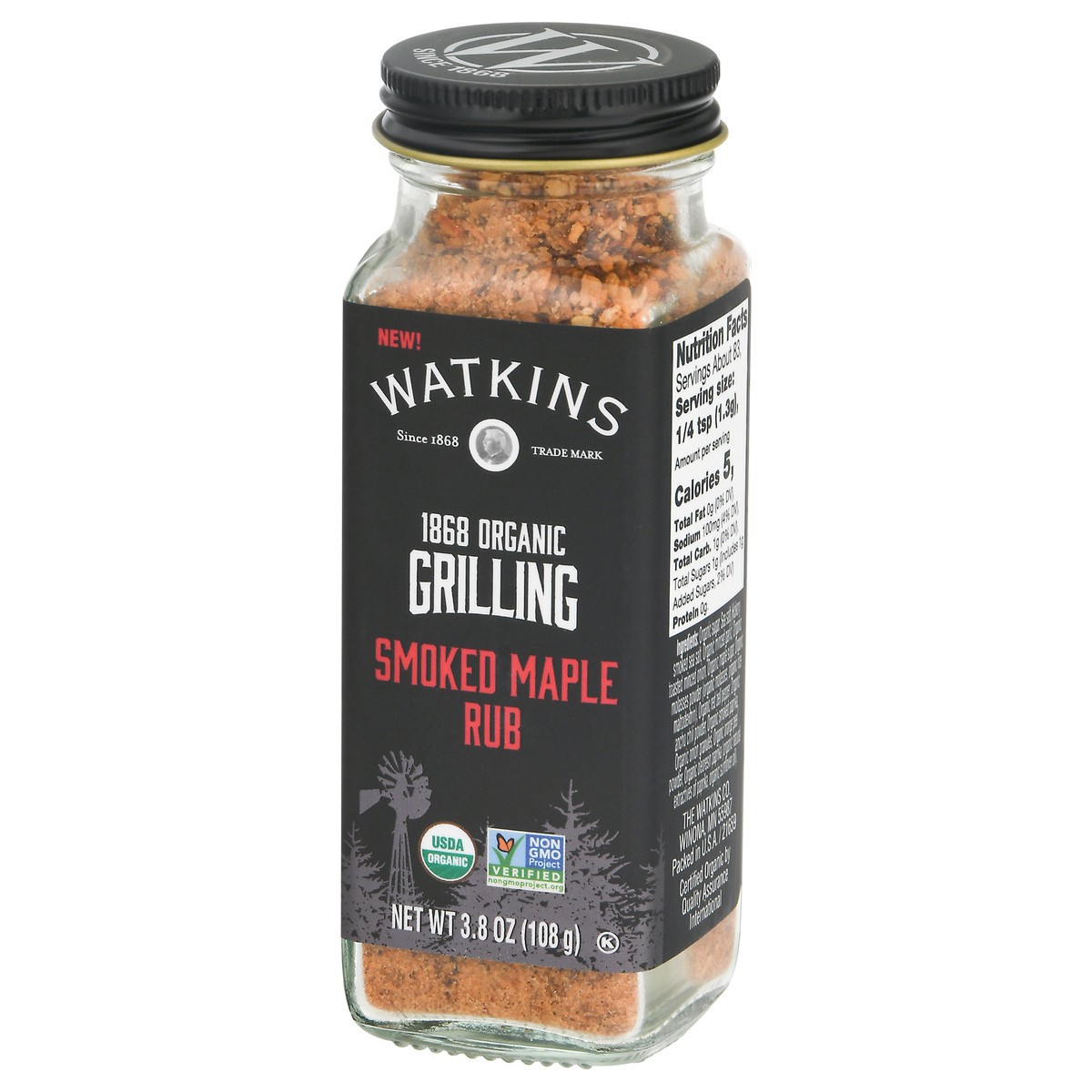 slide 6 of 12, Watkins Grill Rub Smoked Maple, 3.8 oz