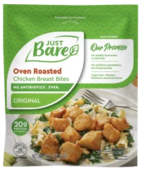 Just BARE Fully Cooked Roasted Chicken Breast Bites