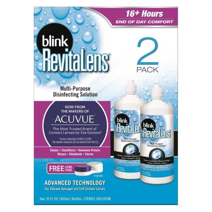 slide 1 of 1, RevitaLens Multi-Purpose Disinfecting Solution, 2 ct; 10 oz