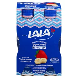 LALA Strawberry Banana Cereal Yogurt Smoothie