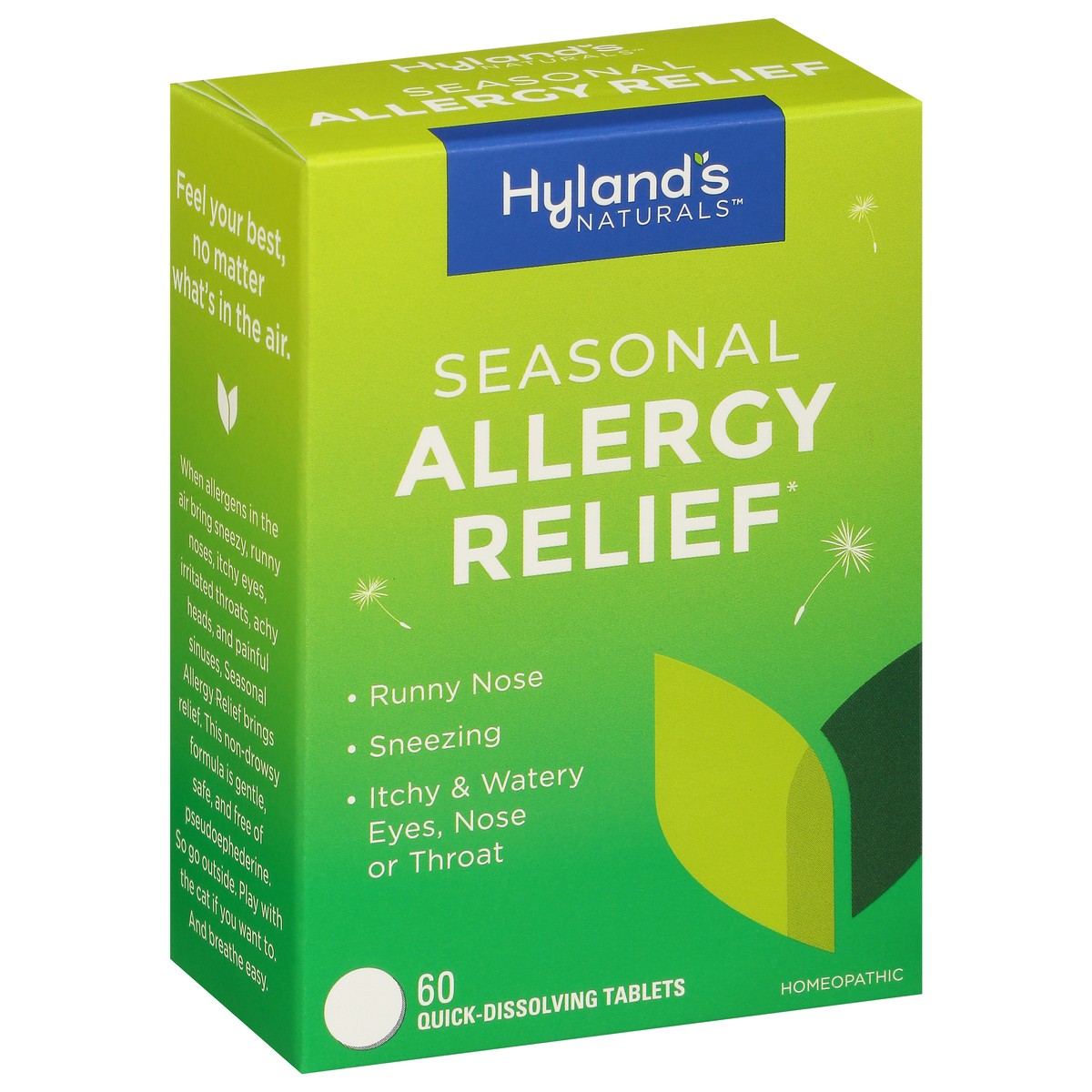 slide 9 of 9, Hyland's Naturals Seasonal Allergy Relief 60 Tablets, 60 ct
