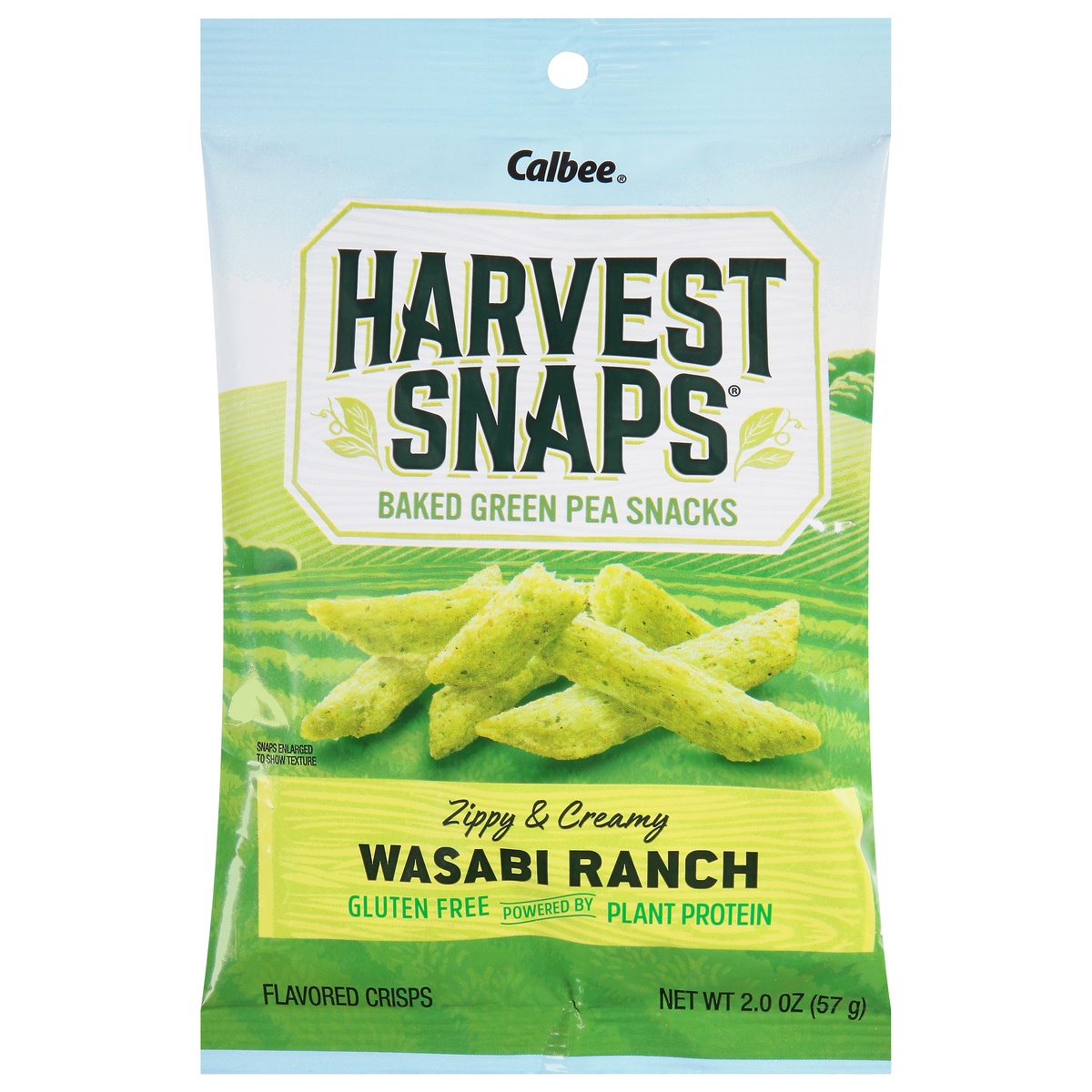 slide 1 of 1, Harvest Snaps Wasabi Ranch, 2 oz