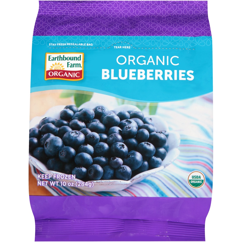 slide 1 of 2, Earthbound Farm Organic Blueberries, 10 oz