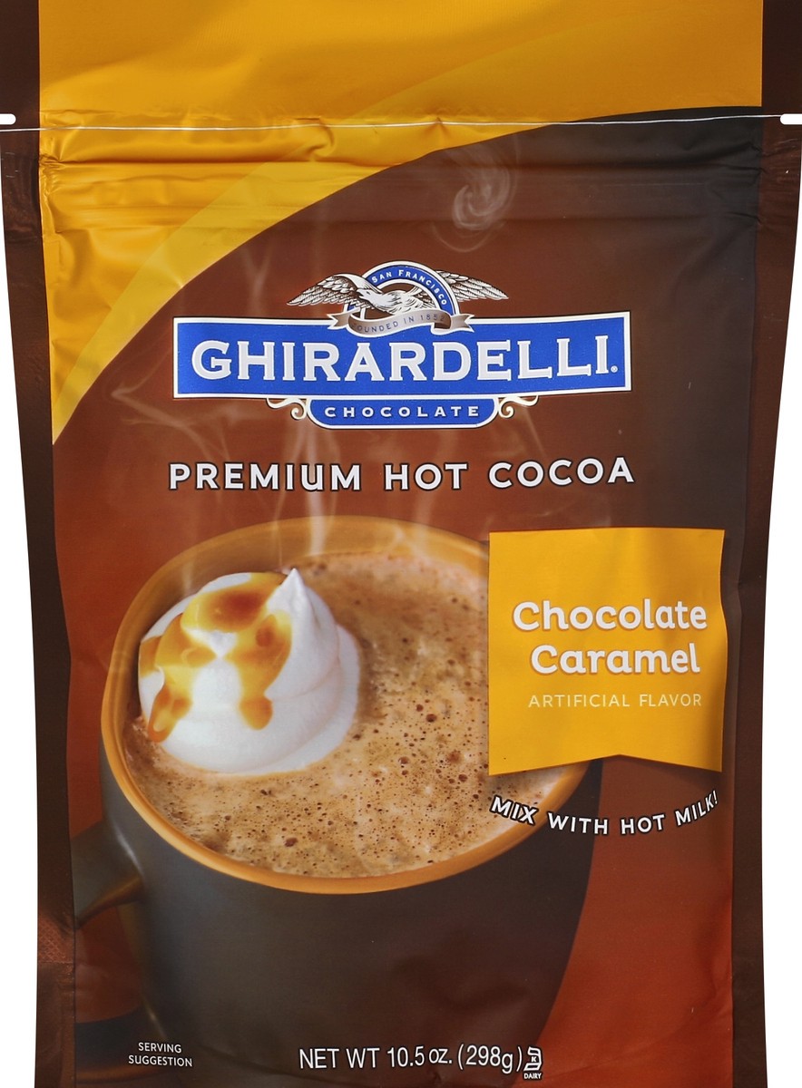 slide 2 of 2, Ghirardelli Chocolate Caramel Premium Hot Cocoa, 10.5 oz