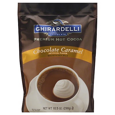 slide 1 of 2, Ghirardelli Chocolate Caramel Premium Hot Cocoa, 10.5 oz