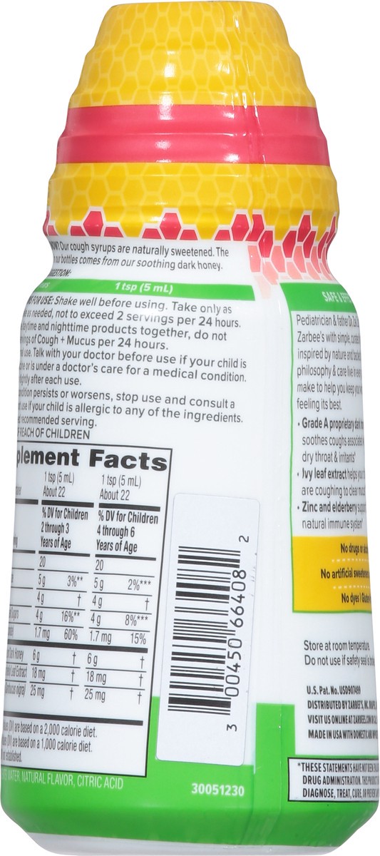 slide 13 of 15, Zarbee's Naturals Daytime Children's Natural Mixed Berry Flavor Cough Syrup + Mucus 4 fl oz, 4 fl oz