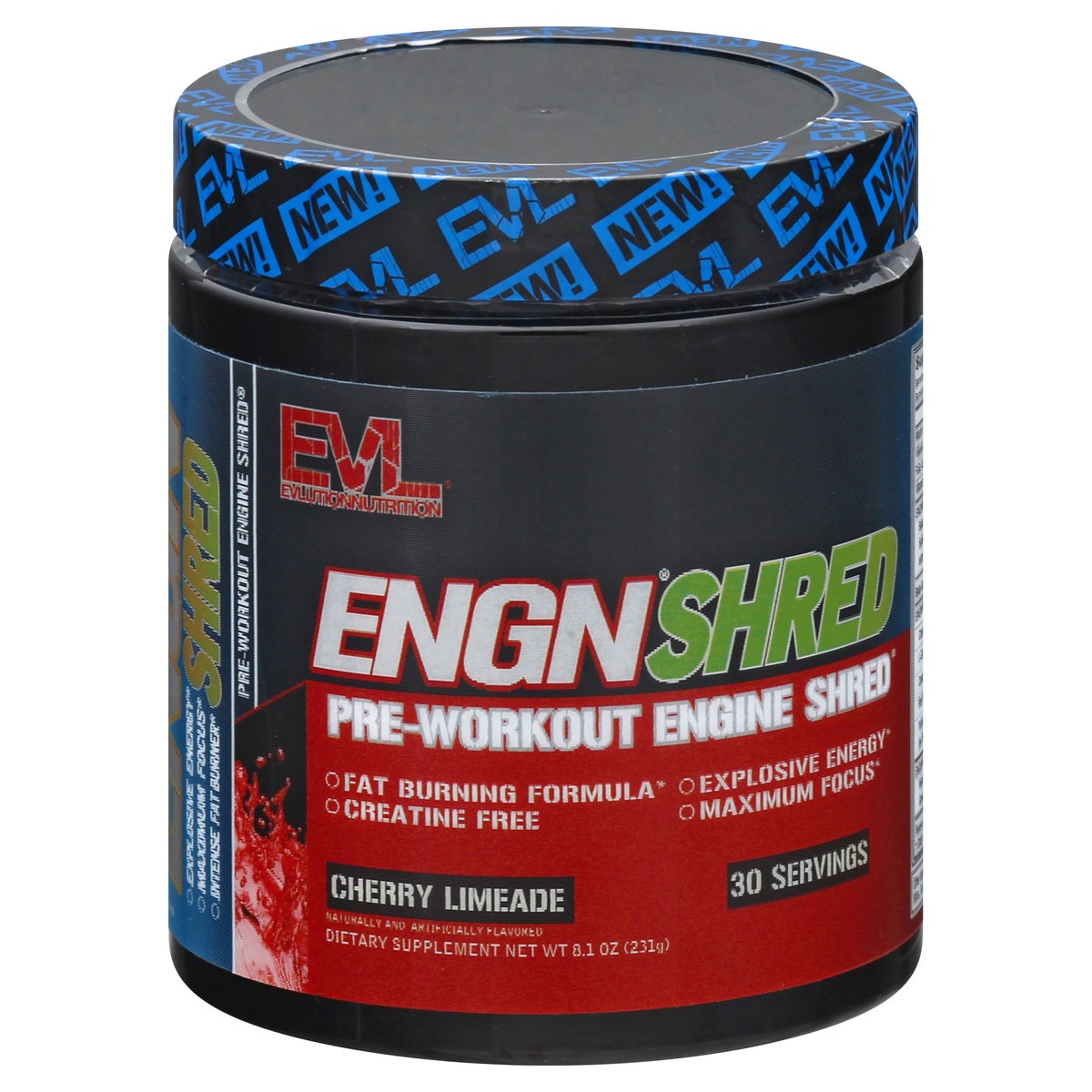 slide 8 of 12, Evlution Nutrition Engine Shred Cherry Limeade Pre-Workout Powder 8.1 oz, 8.1 oz