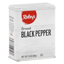 Raleys Raley's Ground Black Pepper 3 Oz