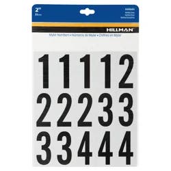 Hillman Reflective Adhesive Number Pack, 2"