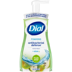 Dial Antibacterial Foaming Hand Wash, Fresh Pear, 10 fl oz