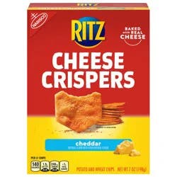 RITZ Cheese Crispers Cheddar Chips, 7 oz