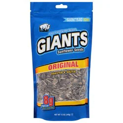 Giants Roasted & Salted Original Sunflower Seeds Giant Bag 12 oz