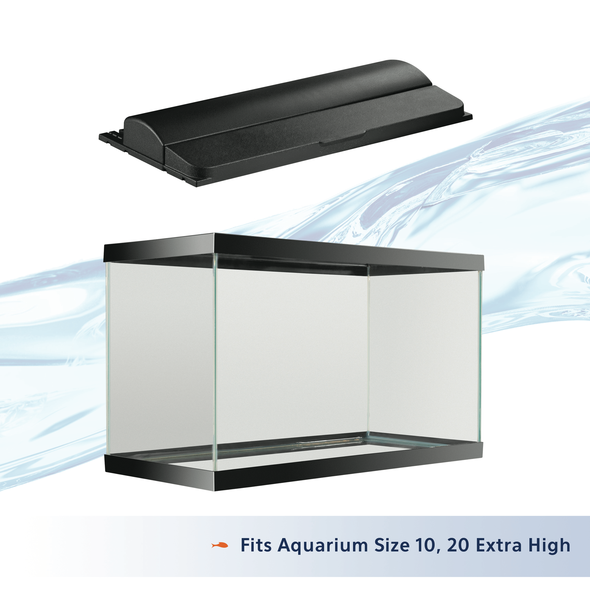 slide 6 of 9, Aqueon LED Deluxe Full Aquarium Hoods 20 Inches, 1 ct