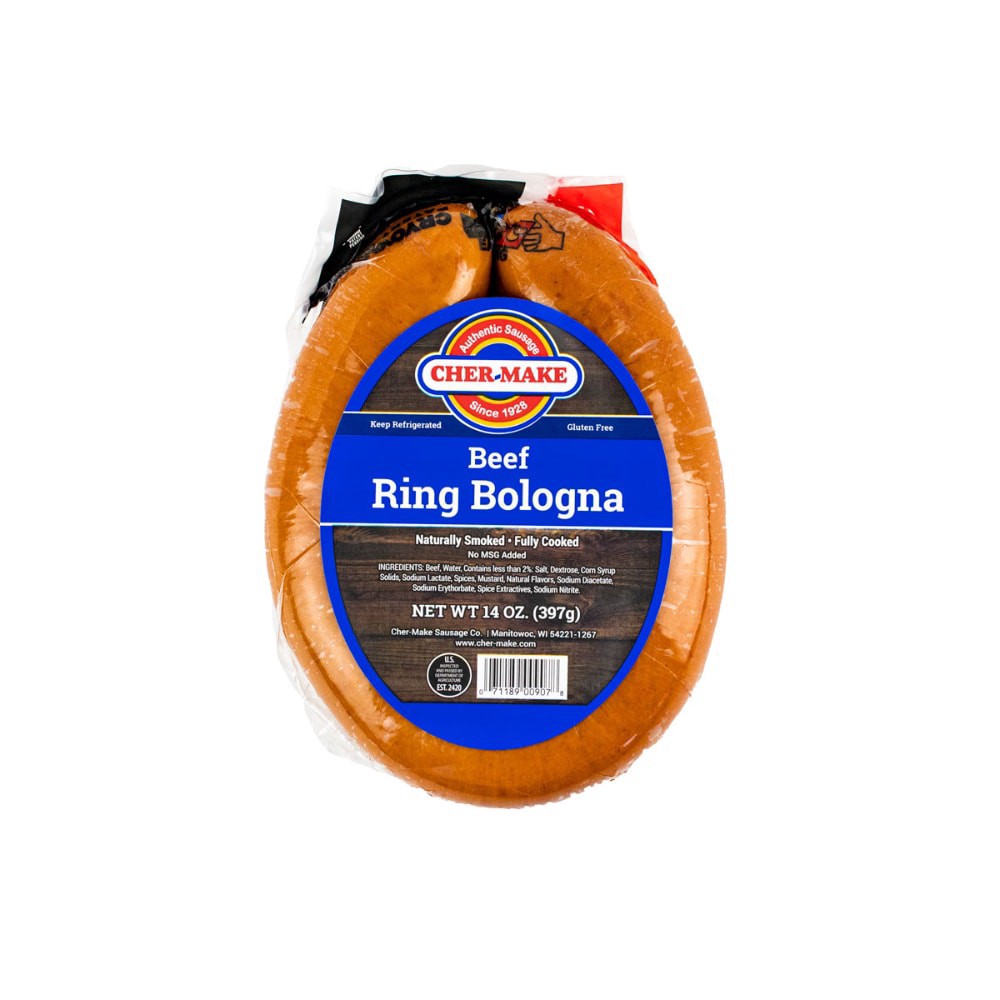 slide 2 of 2, Cher Make Cher Make Ring Bologna Beef 14 Oz, 14 oz
