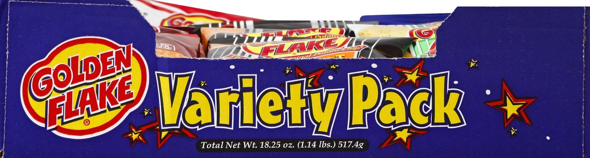 slide 4 of 4, Golden Flake Chips Variety Pack Tray, 18 ct