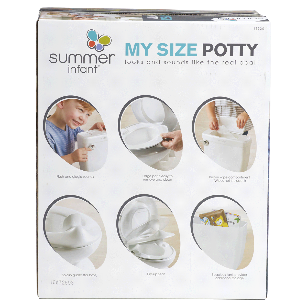 slide 7 of 16, Summer Infant Summer My Size Potty - White, 1 ct