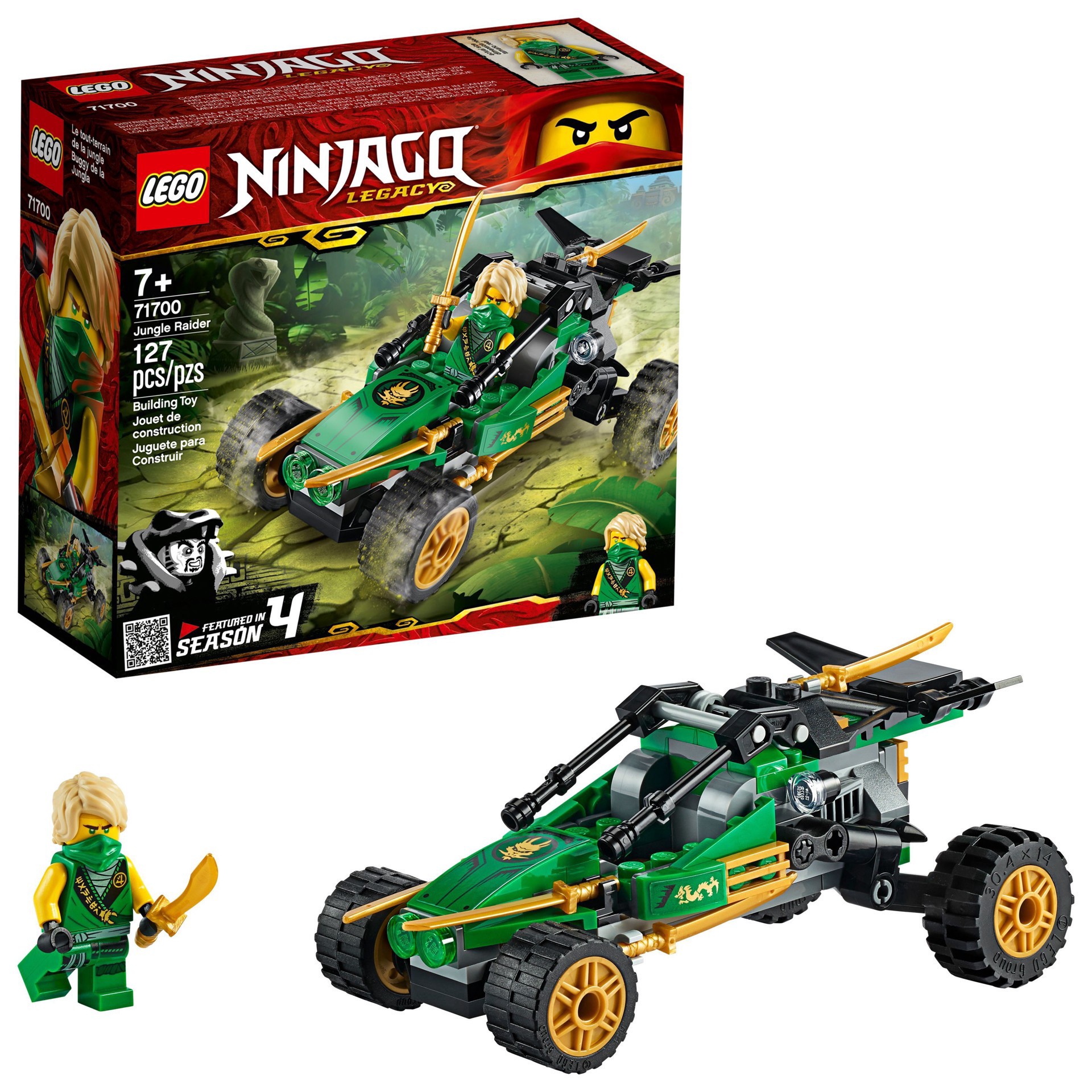 slide 1 of 7, LEGO NINJAGO Legacy Jungle Raider Building Kit 71700, 1 ct