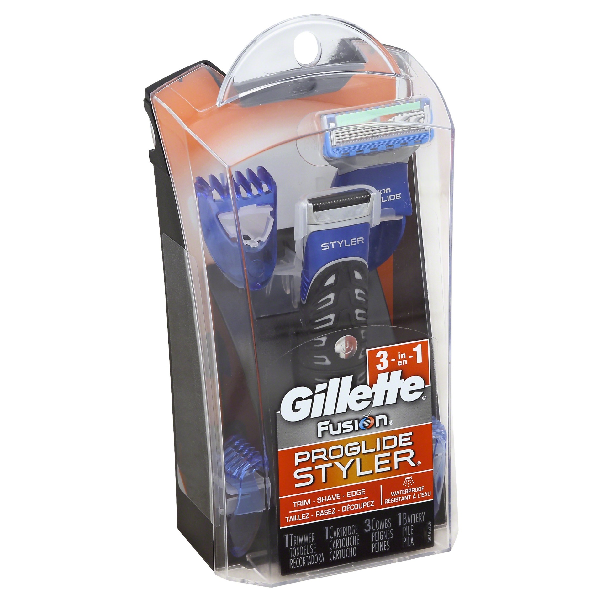 slide 1 of 1, Gillette Fusion Proglide 3in1 Body Groomer, 1 ct