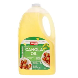 Weis Quality Canola Oil - 128 fl oz