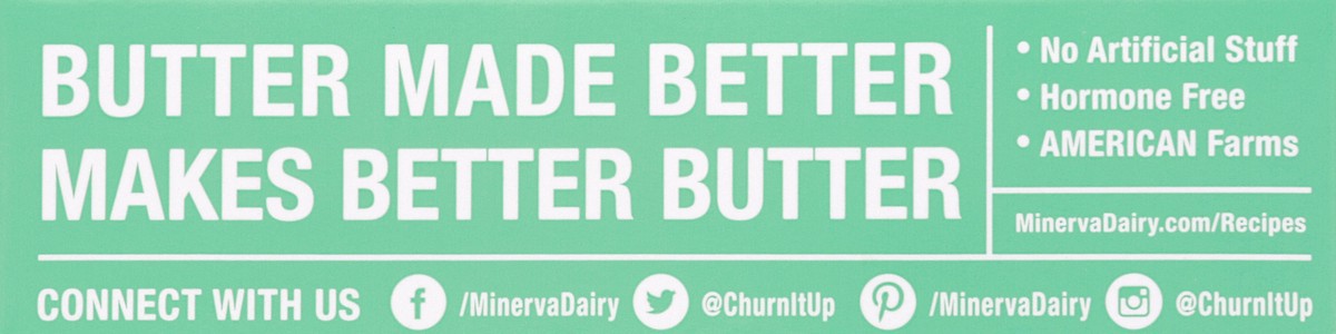 slide 3 of 5, Minerva Dairy Sea Salt Butter 2 - 0.25 lb Sticks, 2 ct