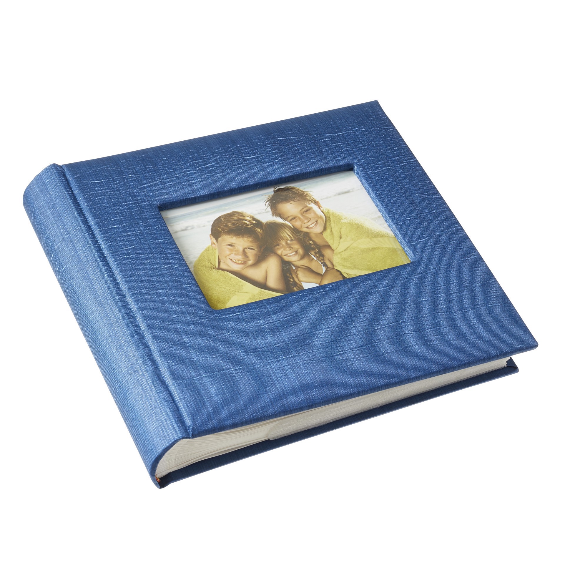 slide 3 of 4, Navy Striped Photo Album By Recollections, 9.5 in x 8.625 in