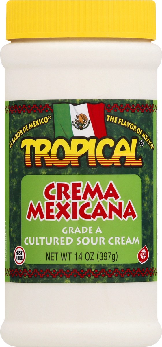 slide 6 of 12, Tropical Crema Mexicana Cultured Sour Cream 14 oz, 14 oz