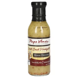 Papa Vino's Sweet Basil Vinaigrette House Dressing
