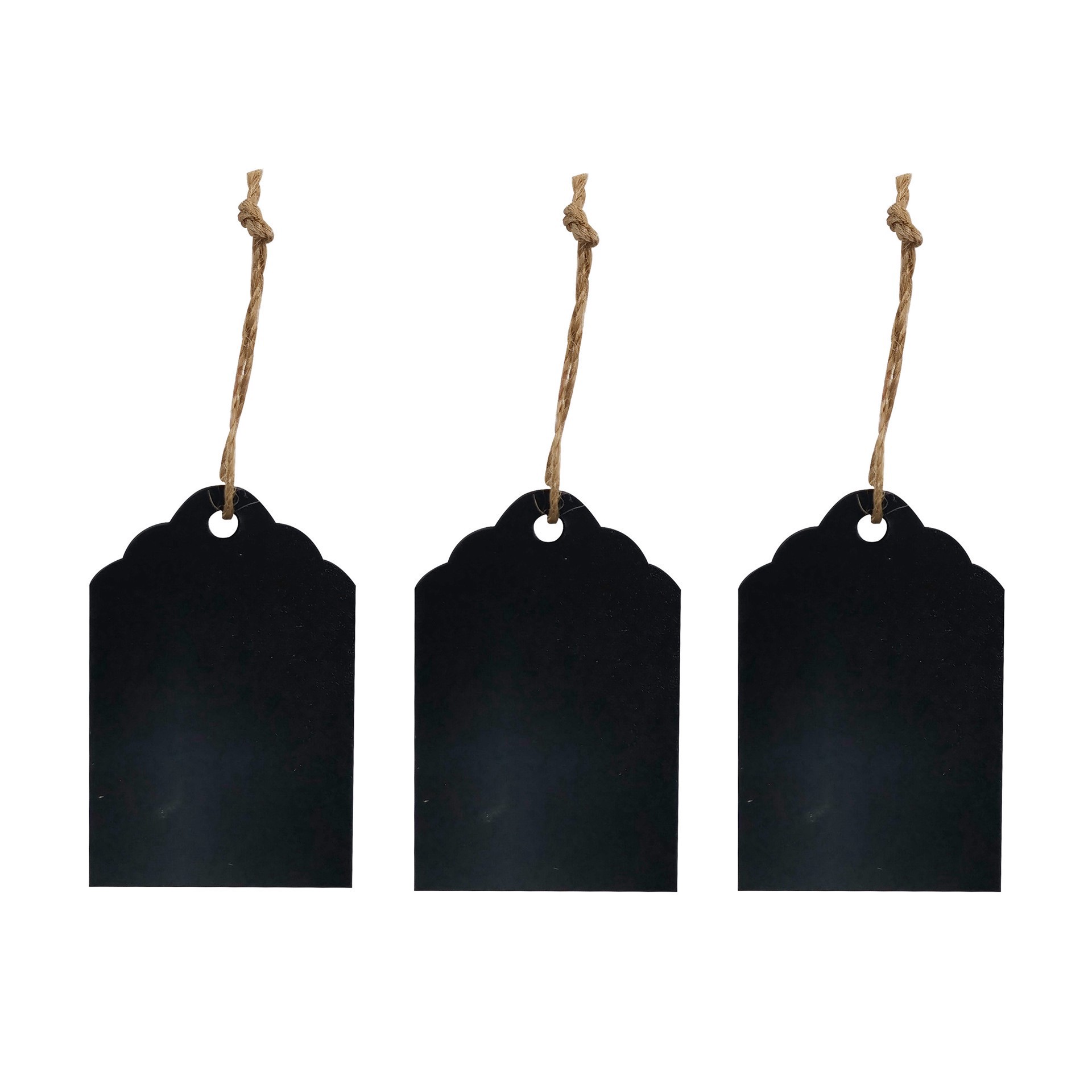 slide 3 of 6, Mixed Black Chalkboard Tags, 10ct. By Make Market, 10 ct