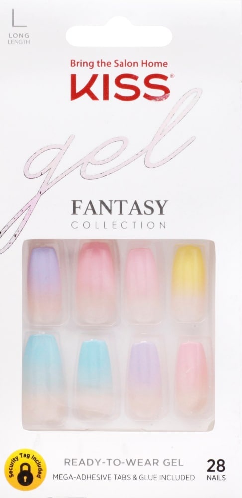 slide 1 of 1, Kiss Fantasy Collection It's Destiny Gel Nails, 1 ct