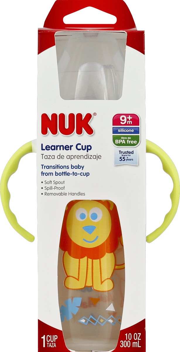 slide 4 of 4, NUK Learner Sippy Cup, 10 oz