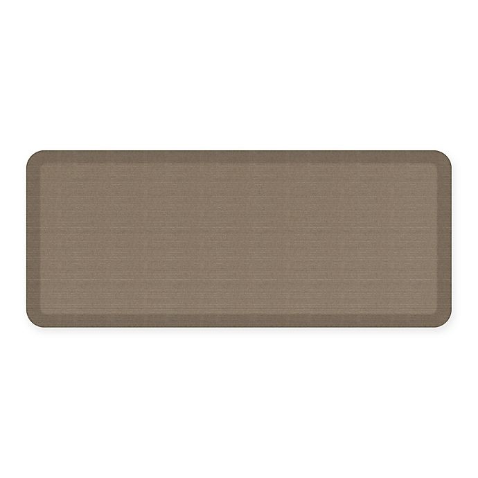 slide 1 of 1, Newlife By Gelpro Designer Comfort Mat - Grasscloth Pecan, 20 in x 48 in