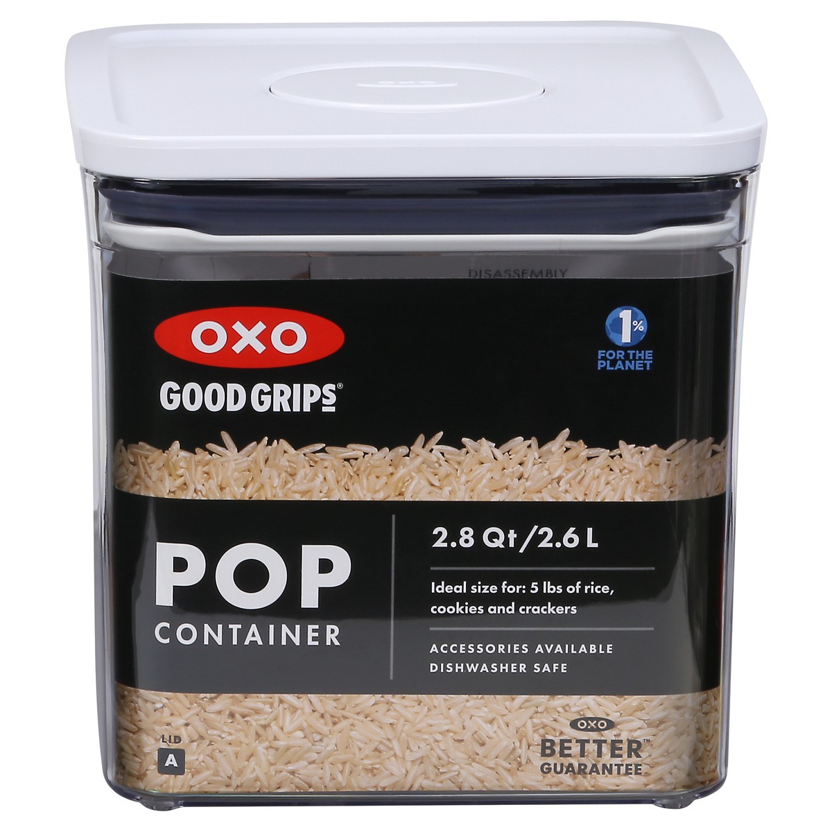 slide 1 of 9, OXO Good Grips 2.8 Quart Lid A Pop Container 1 ea, 1 ct