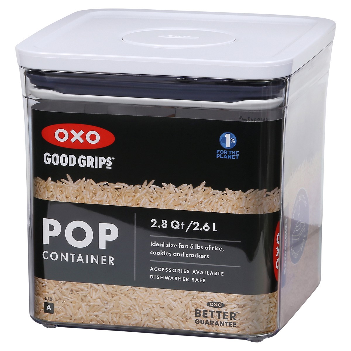 slide 4 of 9, OXO Good Grips 2.8 Quart Lid A Pop Container 1 ea, 1 ct