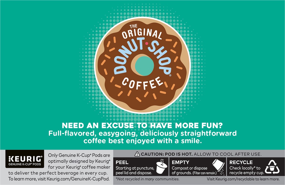 slide 9 of 11, The Original Donut Shop Duos Nutty + Caramel Keurig Single-Serve K-Cup Pods, Light Roast Coffee- 10 ct, 10 ct