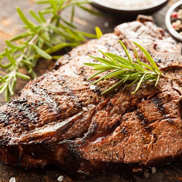 slide 1 of 1, Dry Aged Beef T-Bone Steak, per lb