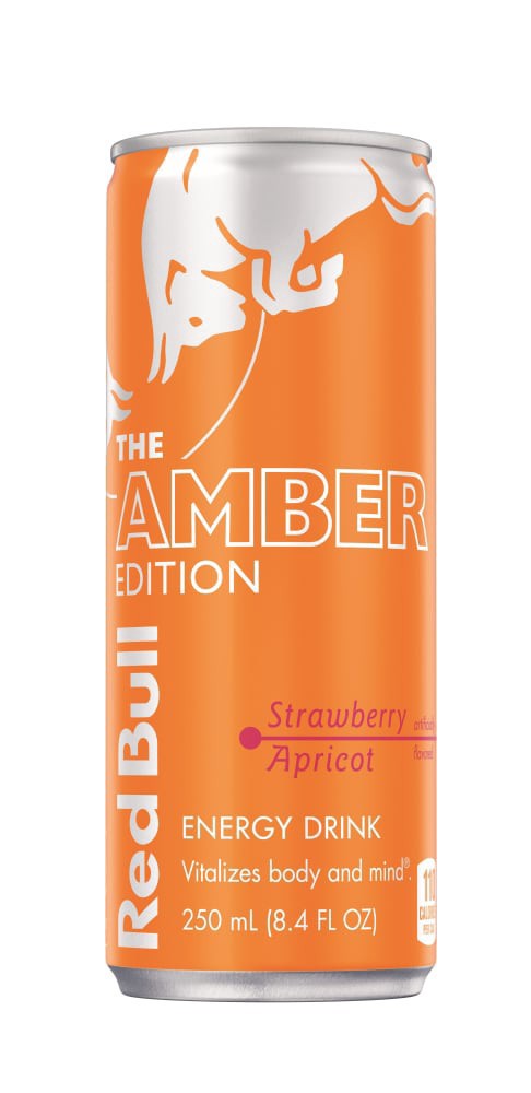slide 5 of 6, Red Bull Amber Edition Strawberry Apricot Energy Drink, 8.40 fl oz