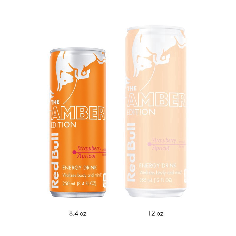 slide 6 of 6, Red Bull Amber Edition Strawberry Apricot Energy Drink, 8.40 fl oz