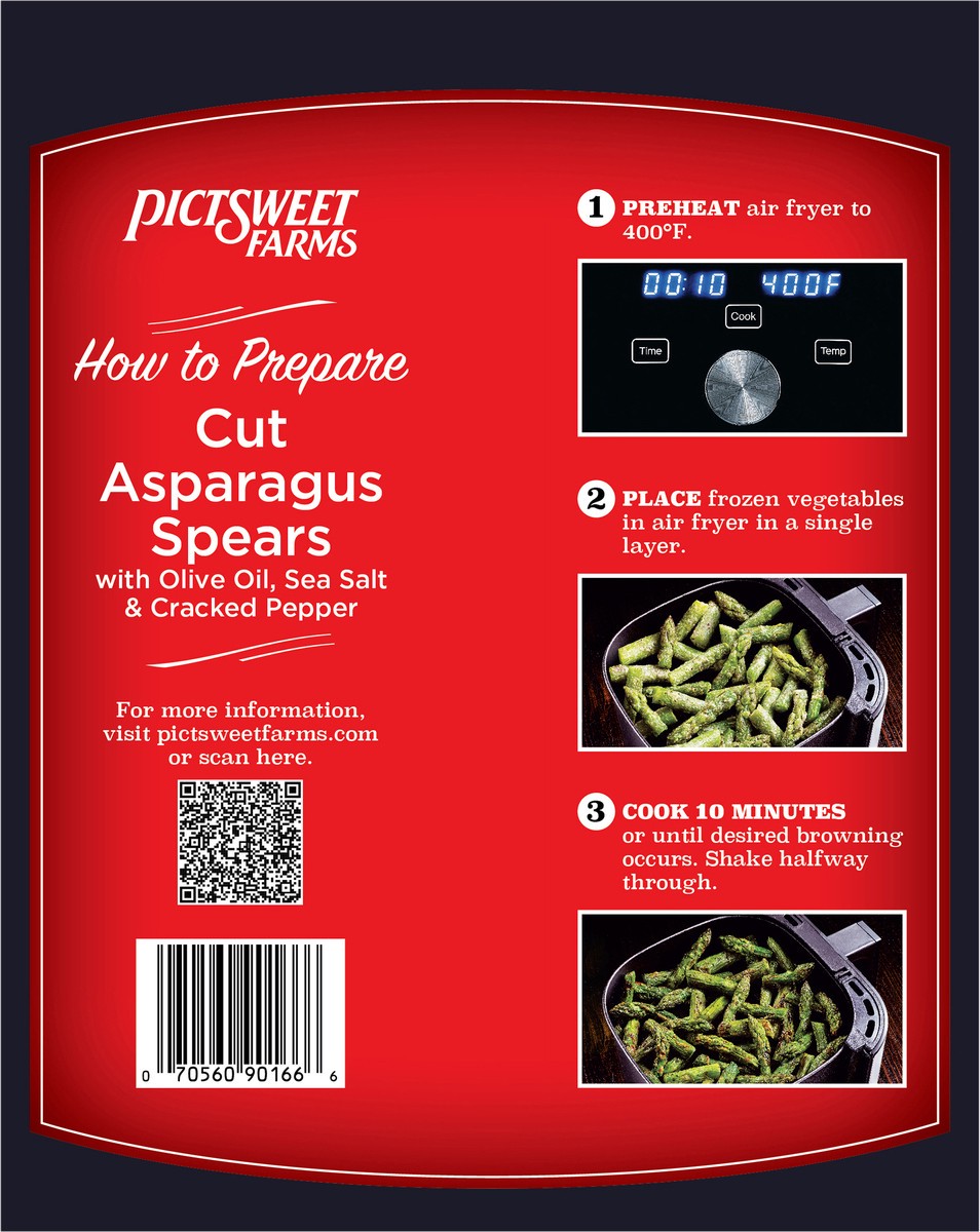 slide 2 of 3, PictSweet Seasoned Cut Asparagus Spears with Salt & Cracked Pepper, 11 oz