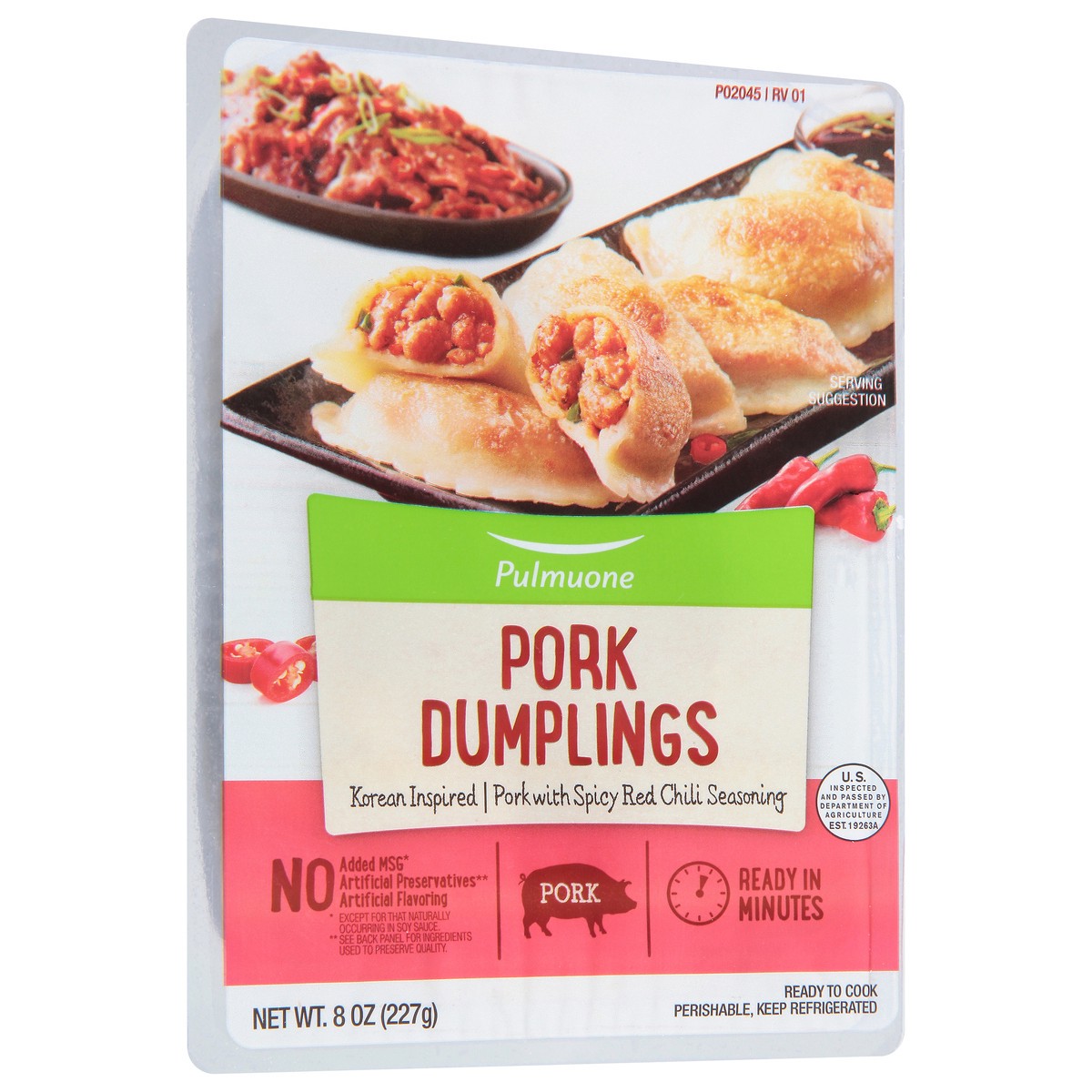 slide 3 of 11, Pulmuone Korean Inspired Pork Dumpling, 8 oz