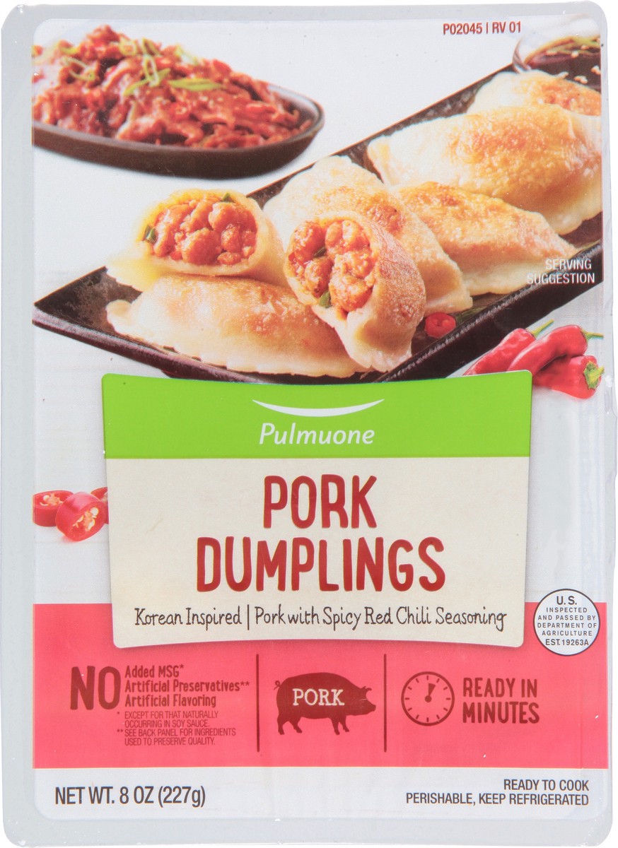 slide 10 of 11, Pulmuone Korean Inspired Pork Dumpling, 8 oz