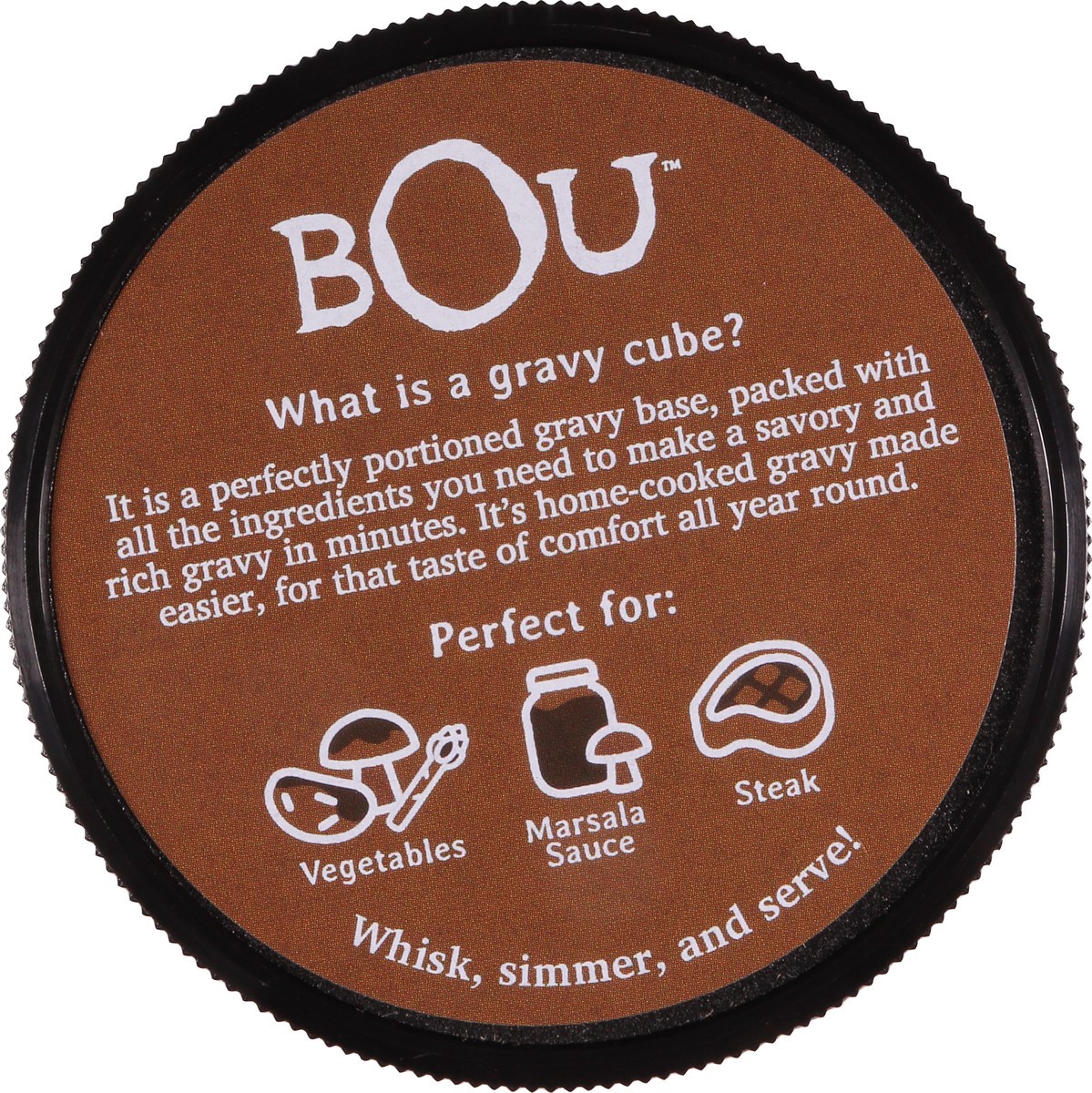 slide 9 of 9, BOU Mushroom Gravy Cubes 6 ea, 6 ct