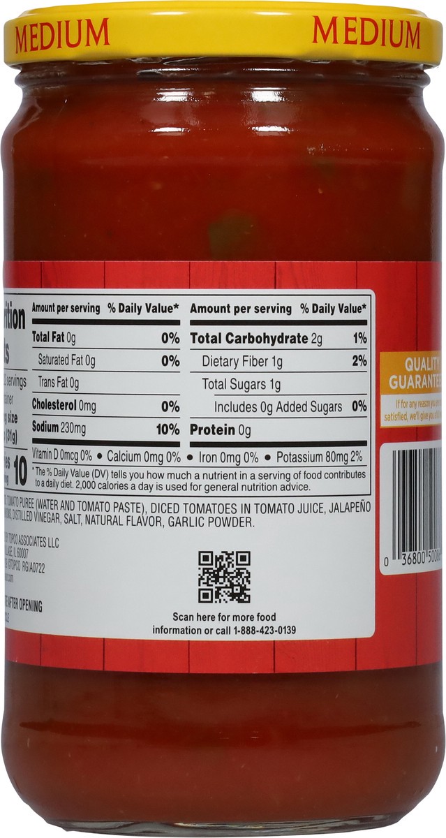 slide 7 of 9, Crav'n Flavor Salsa, Thick & Chunky, Medium 24 Oz, 24 oz