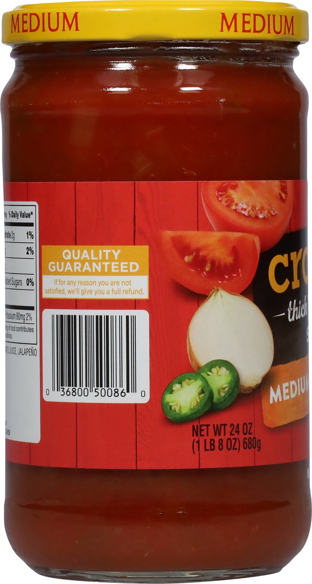 slide 3 of 9, Crav'n Flavor Salsa, Thick & Chunky, Medium 24 Oz, 24 oz